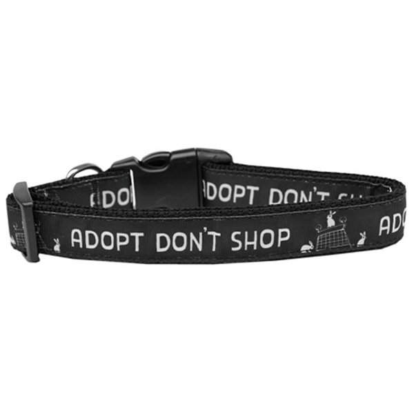 Mirage Pet Products Adopt Dont Shop Nylon Cat Collar 125-174 CT